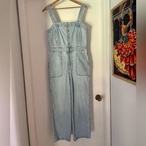 Madewell fitted jean overalls